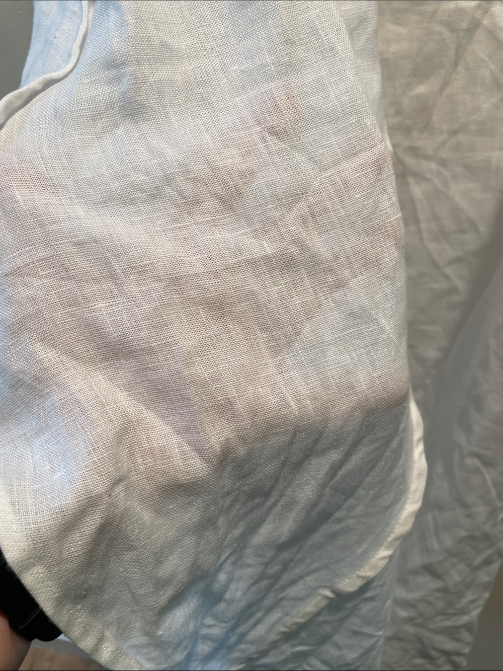Mdnt:45 Gorgeous Avant Garde White Spaghetti-Strap Maxi Linen Dress — image 8 of 8